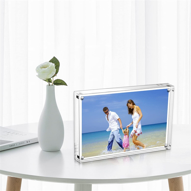 Waterproof Custom Acrylic Fabrication Clear Acrylic Photo Frame
