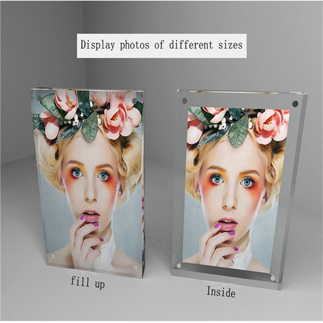 Waterproof Custom Acrylic Fabrication Clear Acrylic Photo Frame