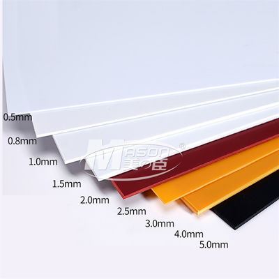 1.2m ABS Plastic Sheet 5mm 6mm 8mm For UV Printed Billboard