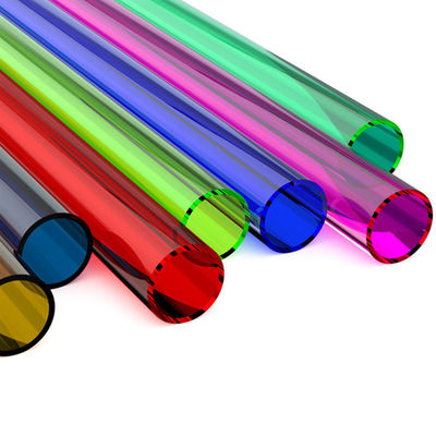 High Mechanical Strength And Rigidity Color Acrylic Tubes Rods Plexiglass 2mm 2m