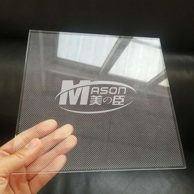 High Luminance Light Guide Plate Plexiglass LGP For LCD Backlit LED Signs