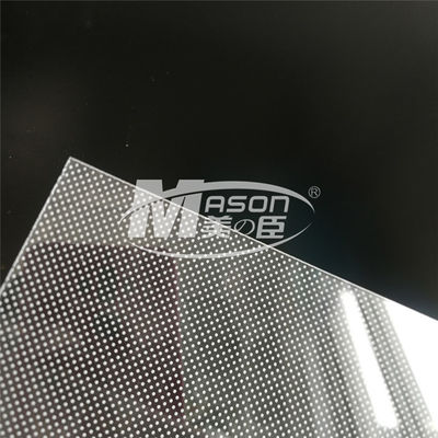 3mm 1220X2440mm Acrylic Light Guide Panel LGP PMMA Use For Lighting Sign