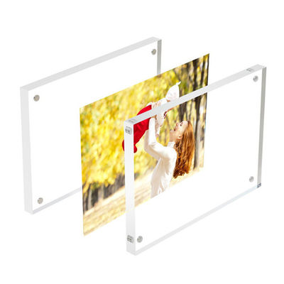 Plastic Acrylic Waterproof Clear Acrylic Photo Frame 4x6 Inch 10+10mm