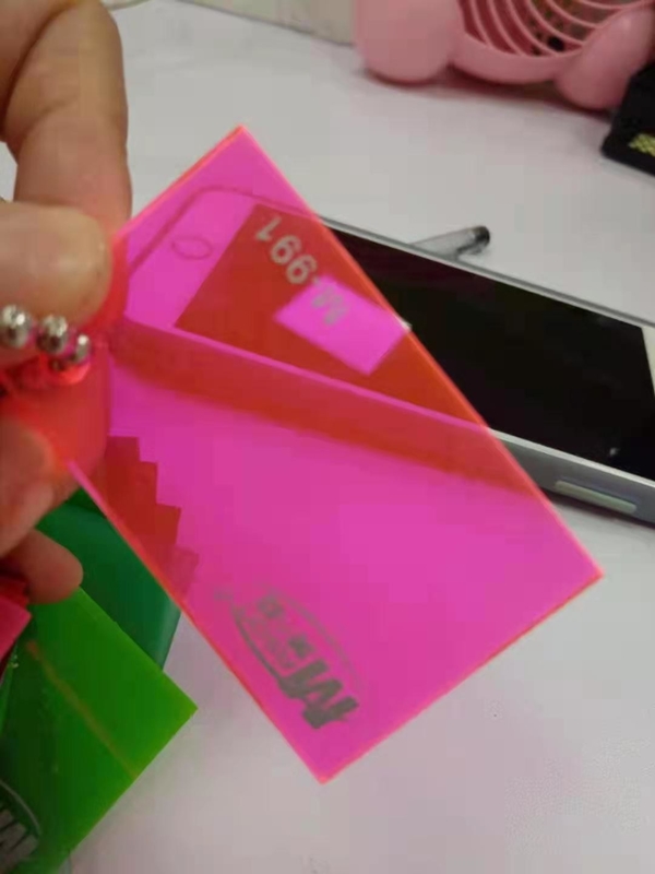 Color 3mm 5mm Hot Sale Acrylic Plate pink color Acrylic Sheet