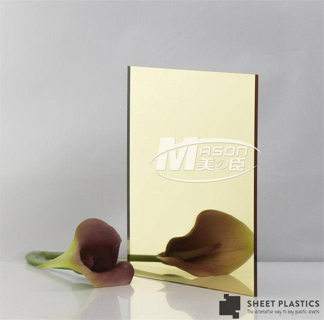 1mm To 5mm Thickness One Way Mirror Acrylic Plastic Sheet Flexible For Decoration