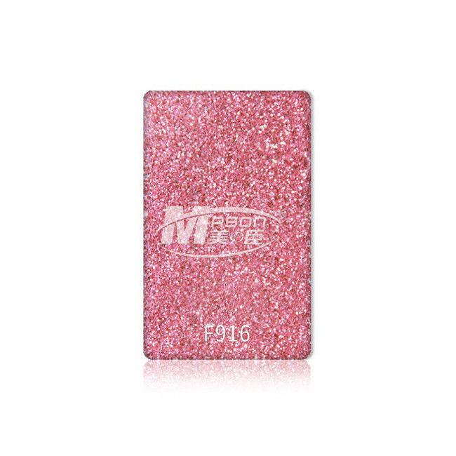 Colorful Pink Gold Blue Perspex Glitter Plastic Sheets 25mm