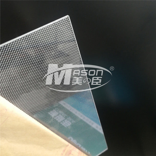 Laser Dotting Engraving 2.0mm Acrylic Light Guide Plate For Light Box