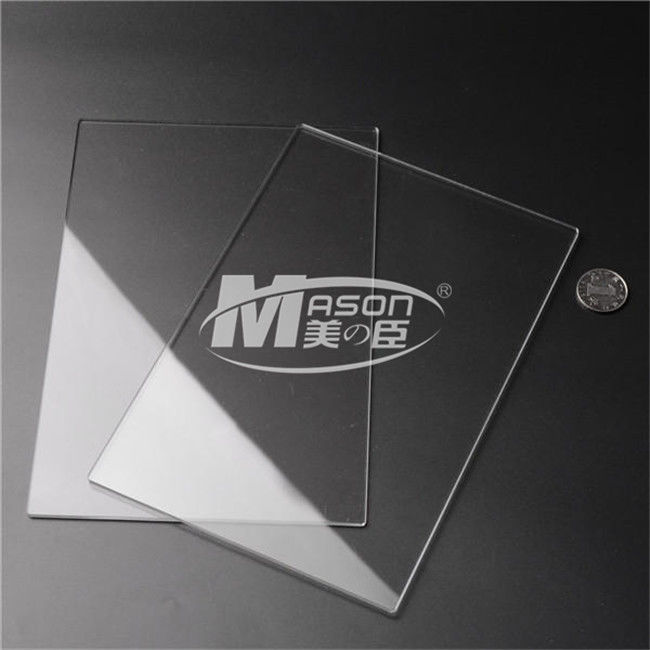 Mason Heat Resistant Clear Acrylic Plastic Sheets pespex For Sneeze Guard