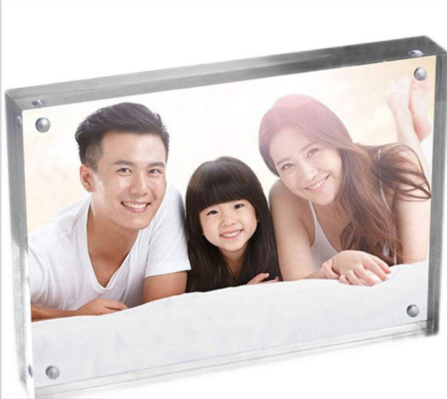 A4 Perspex Frame Transparent Acrylic Block Photo Frame