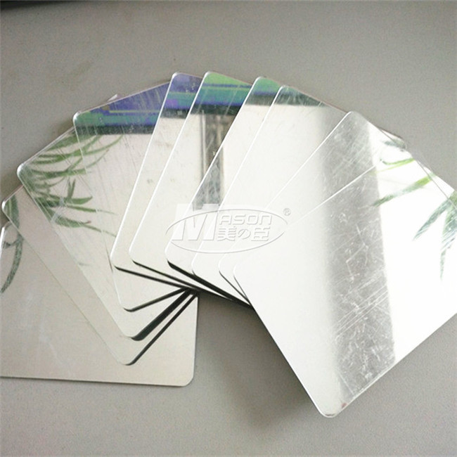 4x8 Glass Mirror Panels Custom Colored Acrylic Mirror Sheets For Gardens